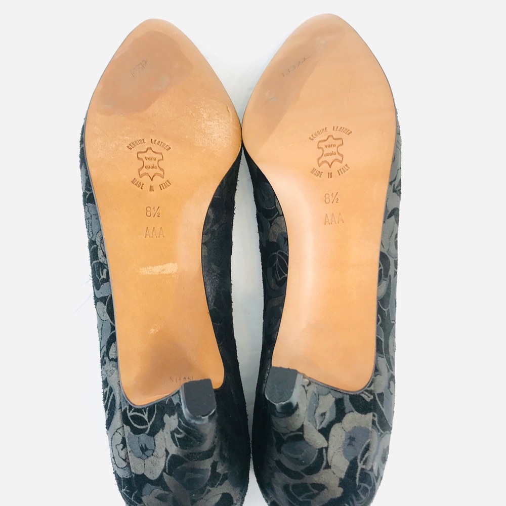 Vintage Court Shoes by AMALFI “SUSAN” Jacquard Heels HAND MADE IN ITALY 1960s - Picture 7 of 7